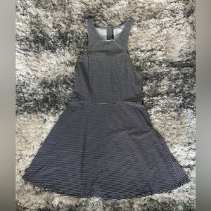 American Eagle Outfitters Black & White Striped Dress